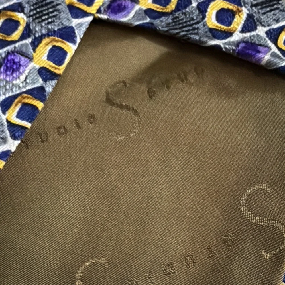 Robert Talbott Studio‎ Silk Tie Necktie Geo Pattern 4